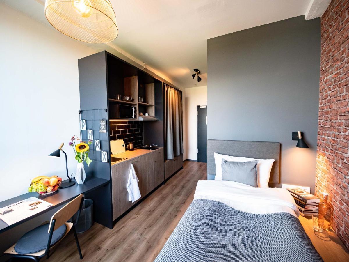 Phnx Aparthotel Hamburgo Habitación foto